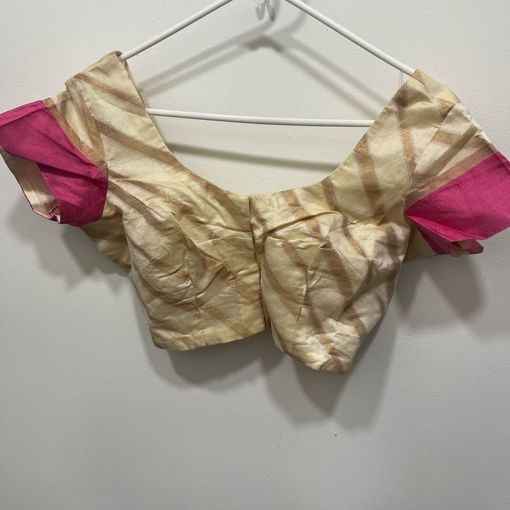 STYLUS Pink and Cream Blouse